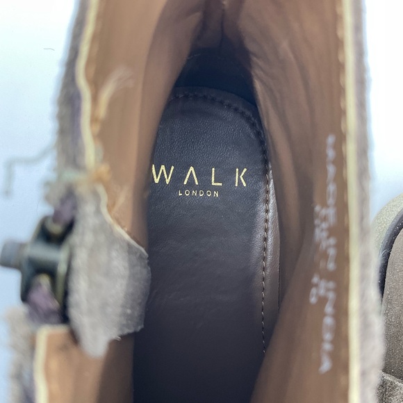 Walk London Hornchurch Stirrup Suede Ankle Boots - Picture 7 of 8